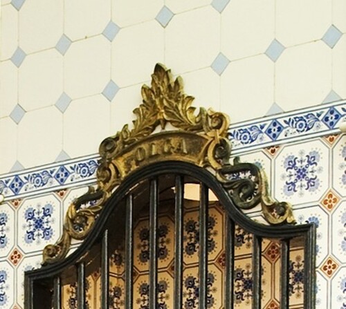 Naamplaatje van de merrie Olga