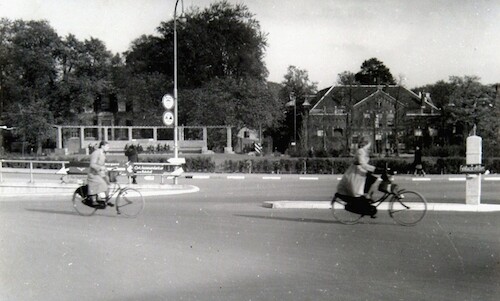 Krispijnse tunnel met op de achtergrond het plantsoen en het koetshuis