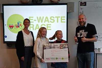 Bogermanschool wint de E-Waste Race