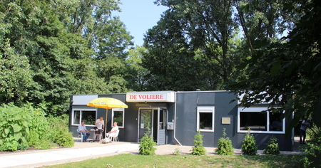 clubgebouw vogelvereniging op de Staart in Dordrecht