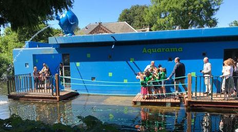 Trekvlot opening Aquarama