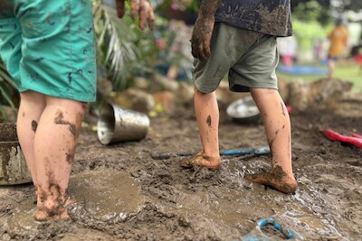 Spelen met modder