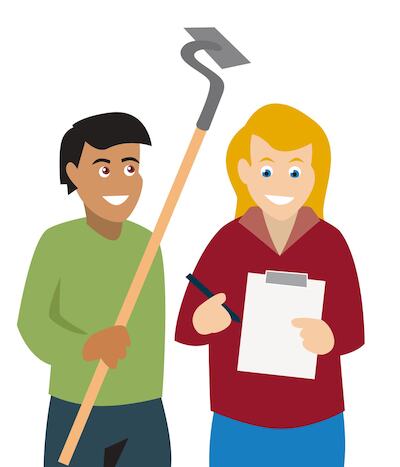 Tekening een groene tuin in 5 stappen