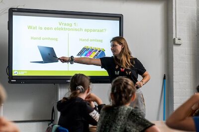 Gastles tijdens de E-Waste Race